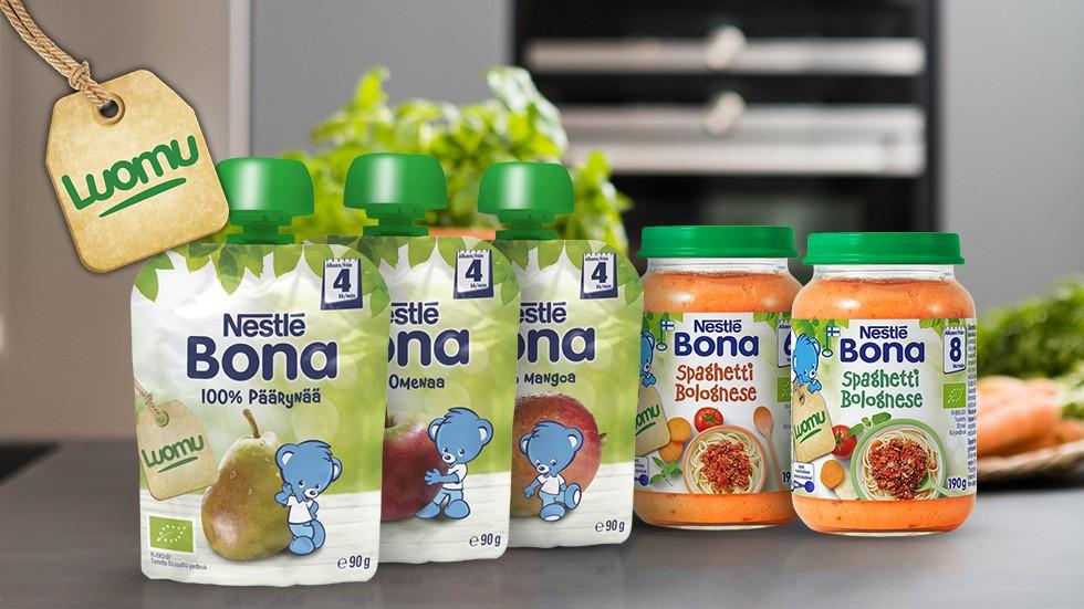 Nestle Bona Luomu lastenruoka